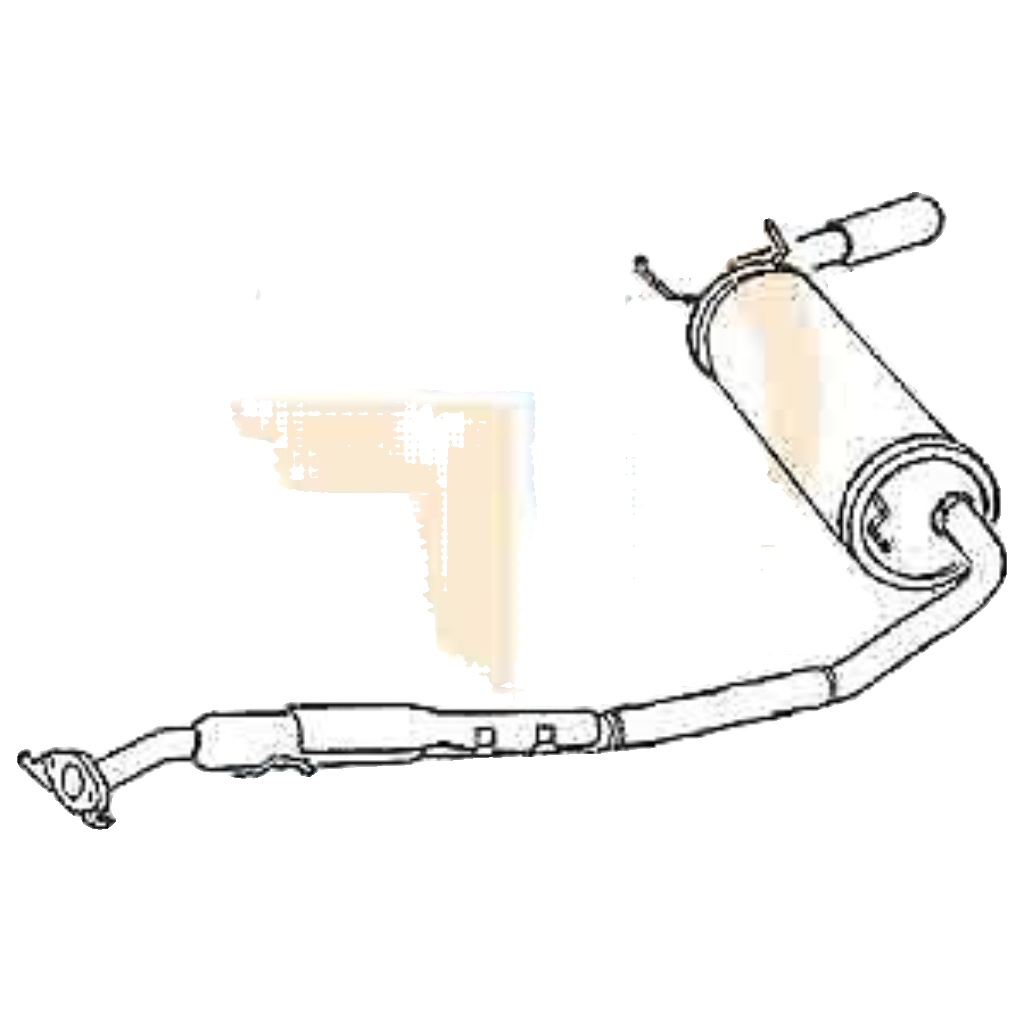 Klarius MA374X Exhaust Rear Box MX5 1.6 1.8 96-98
