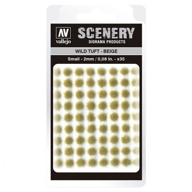 VALSC403 - AV Vallejo Scenery - Wild Tuft - Beige, Small: 2mm