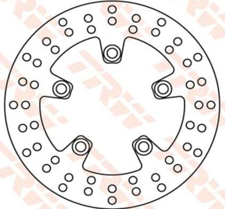 TRW MST 246 Brake Disc For Motorcycle Spare Parts Accessories Replacement Parts