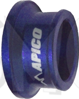 Kawasaki KX85 Front Wheel Spacers KX 85 01-23 Apico Front Blue Anodised