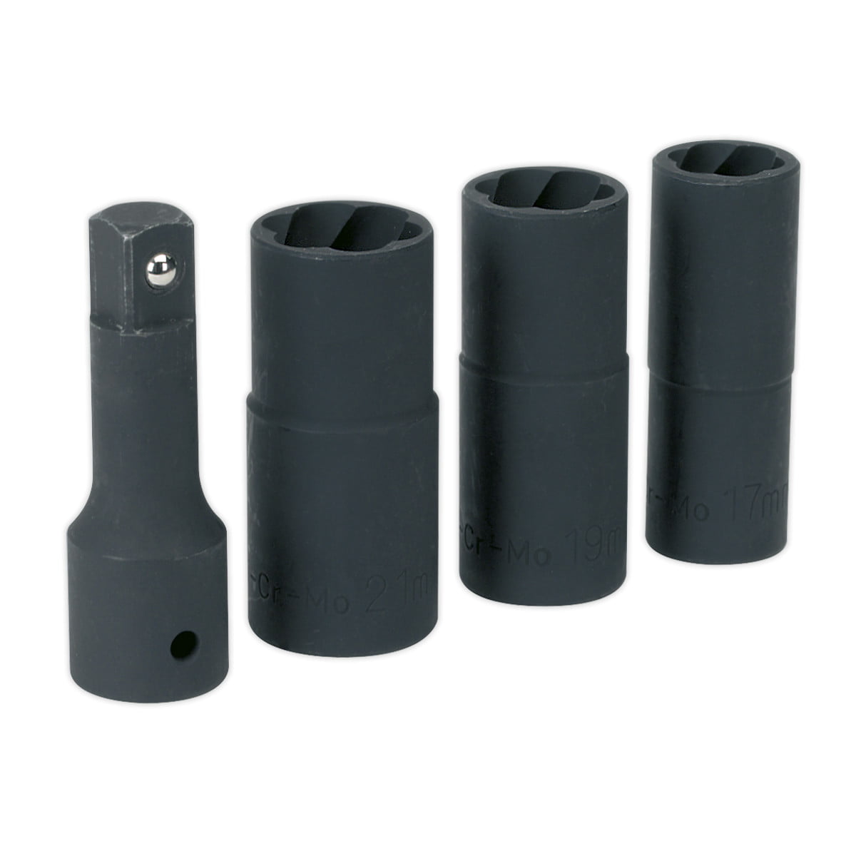 Sealey SX271 Wheel Nut/Removal Flip Impact Sockets 1/2""Sq Drive
