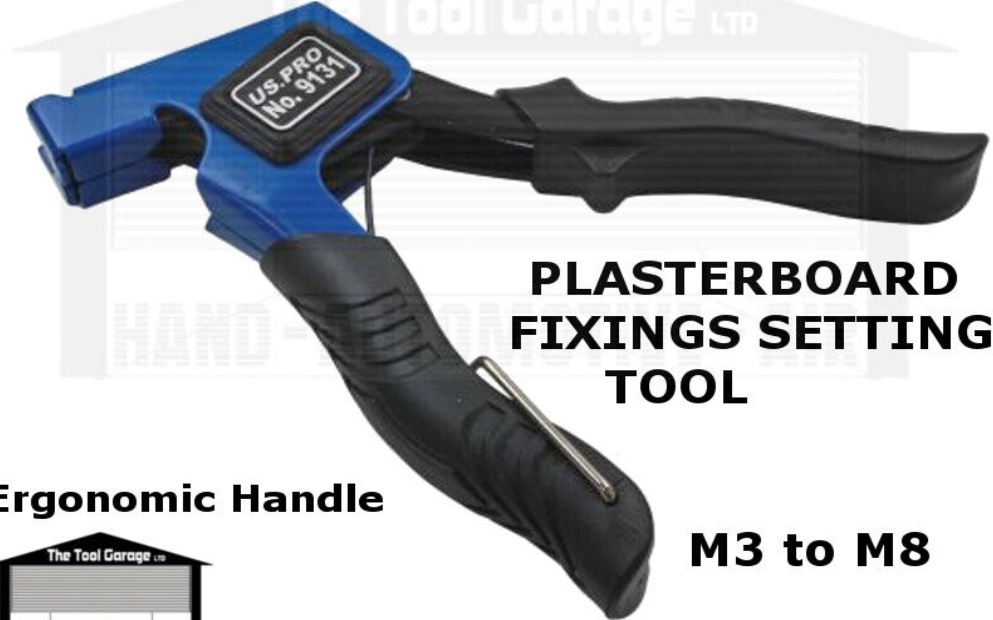 US PRO Tools Setting Tool For Plasterboard Fixings Wall Anchor 9131