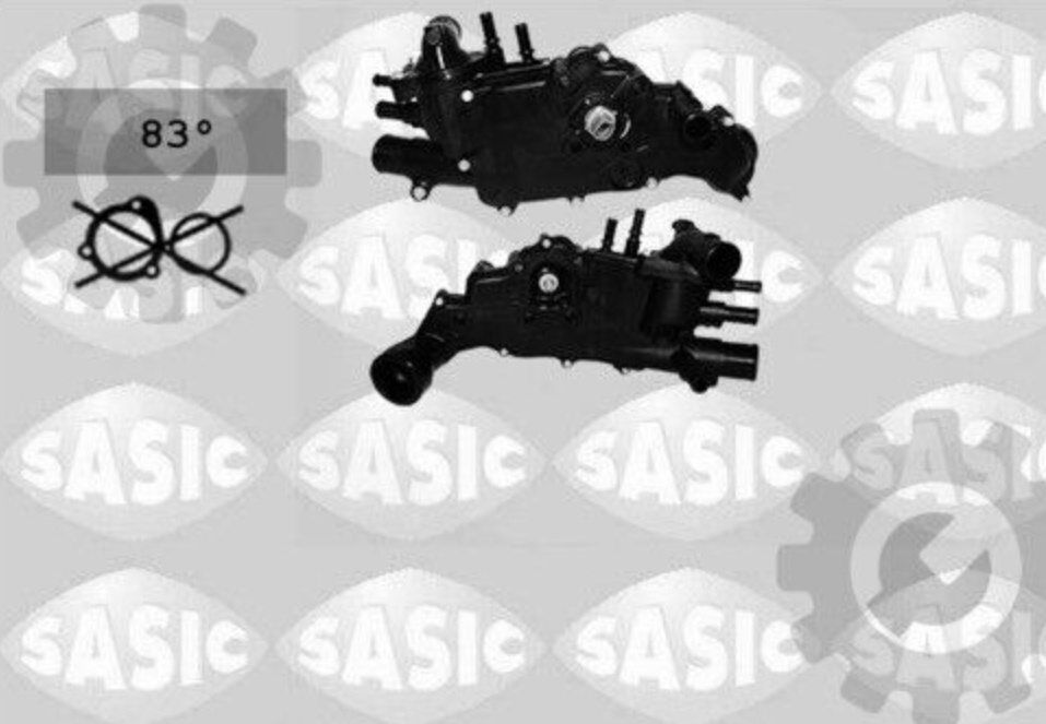 SASIC 3300023 Thermostat, coolant for CITROËN,PEUGEOT