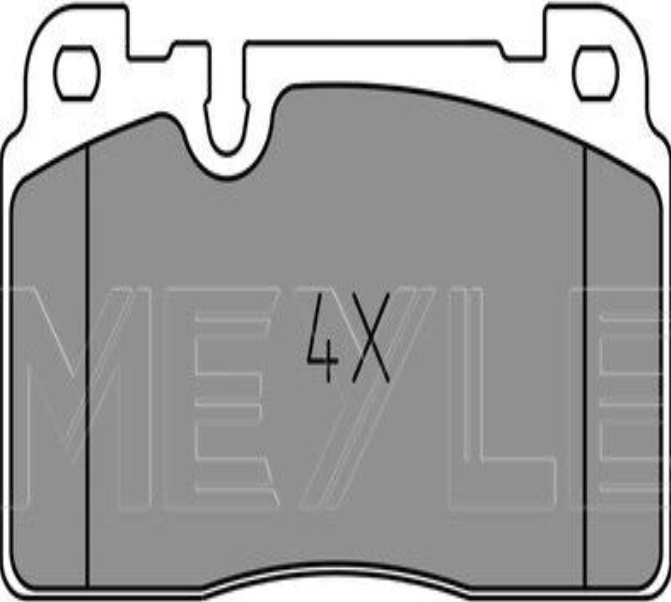 Front MEYLE GERMANY 025 256 4317/PD Brake Pad Set, disc brake for AUDI,PORSCHE