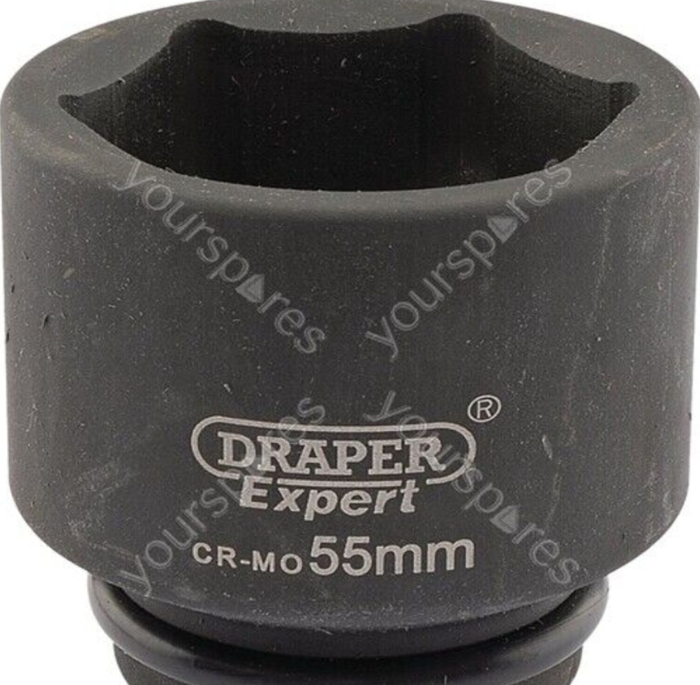 Draper 05036 Draper Hi-TORQ Impact Socket 3/4"" Sq Dr 55mm