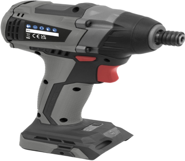 Sealey CP20VIDX 20V 1/4in Hex 200Nm Brushless Impact Bit Driver Bare Unit