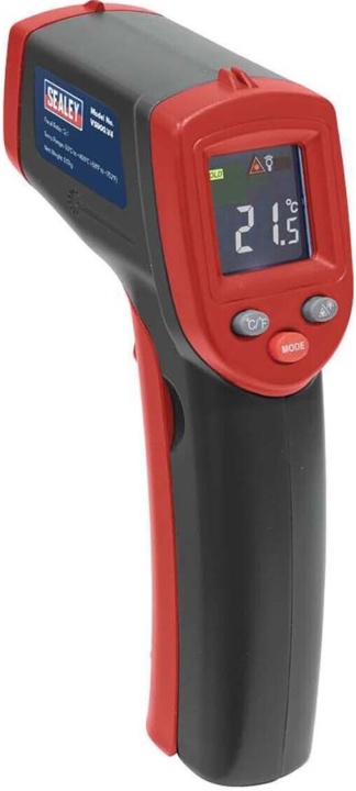 Sealey Infrared Laser Digital Thermometer 12:1 - -50°C to +400°C - LCD HD Colour Screen - °C/°F - Image 6