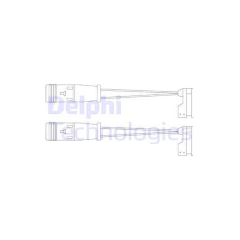 Front DELPHI LZ0190 Warning Contact, brake pad wear for MERCEDES-BENZ