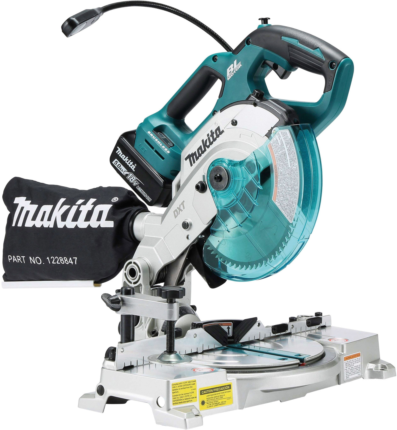 MAKITA DLS600Z 18v Mitre saw 165mm