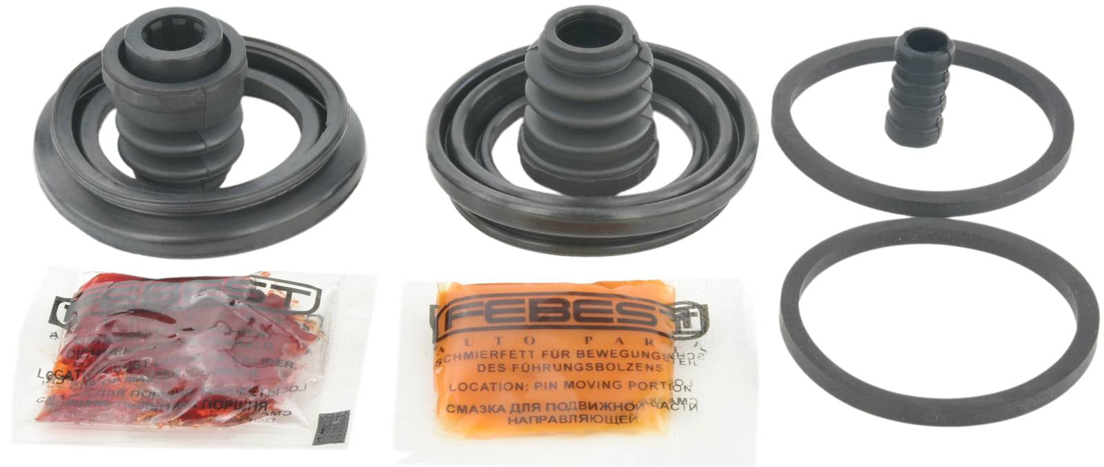Fits FEBEST 1275-EFF REPAIR KIT, BRAKE CALIPER PRZEDNIHYUNDAI TERRACA ⭐UK Stock⭐