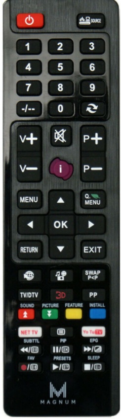 AKAI TV REMOTE CONTROL A REPLACEMENT THAT WORKS SOME MODELS OF AKAI LCD/LED TVs