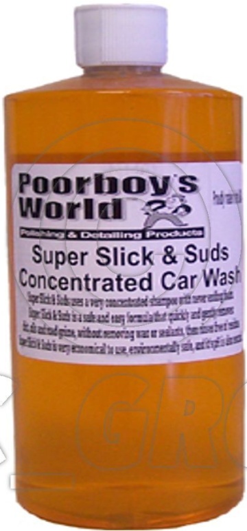 Poorboys Super Slick & Suds Concentrated Car Wash Shampoo 946mL