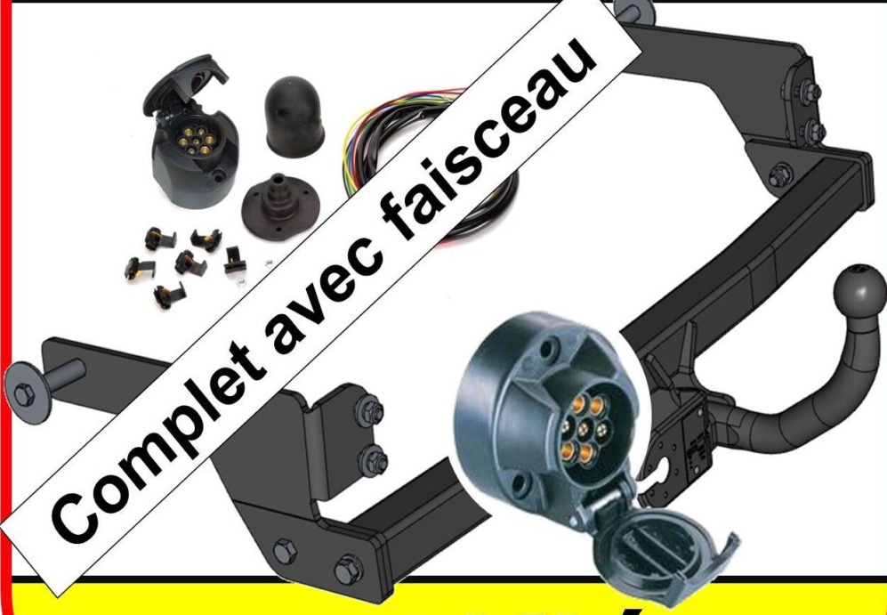 AHK ES7 für Renault Laguna 01-07 Schrägheck Anhängevorrichtung Anhängerkupplung