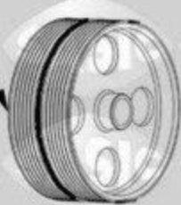 SASIC 9001806 Belt Pulley, crankshaft for AUDI,SKODA,VW