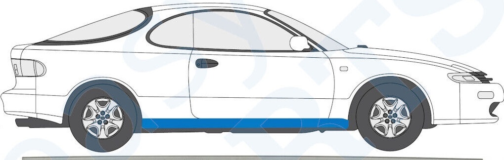 TOYOTA CELICA T18 1989-1993 SILL REPAIR PANEL ROCKER PANEL / RIGHT = LEFT