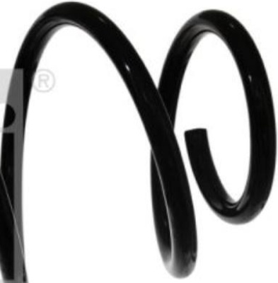 FEBI 46980 Suspension Spring Front 342mm Length 152mm Diameter Fits Fiat 500