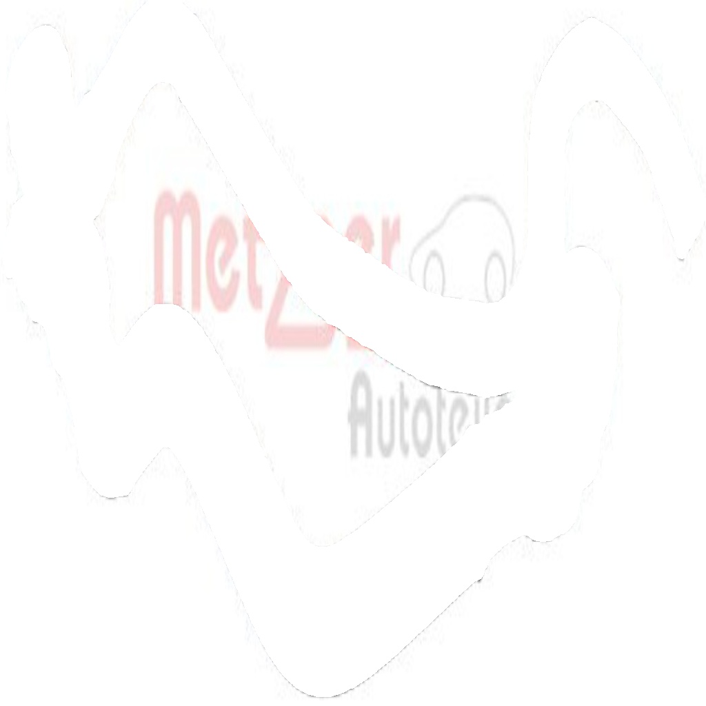 Original Metzger Radiator Hose 2420891 for Audi Seat