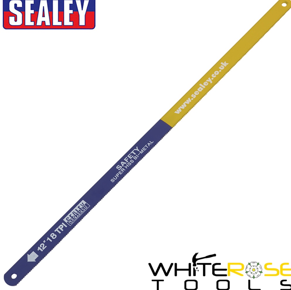 Sealey HSB0218 Hacksaw Blade 300mm HSS Bi-Metal 18tpi Pack of 2