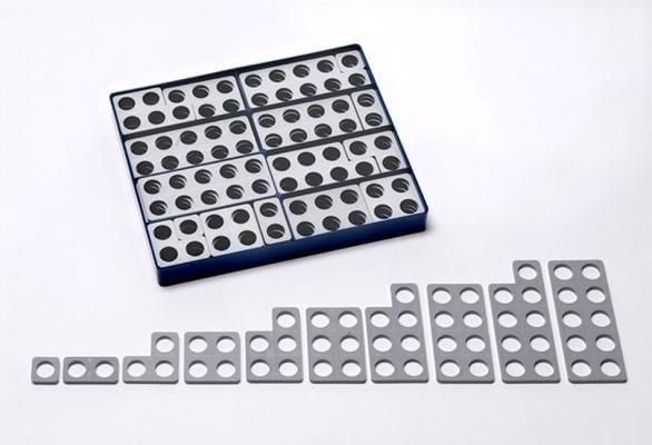 Numicon: Box of 80 Numicon Shapes (Grey) by Oxford Universit... - - Image 2