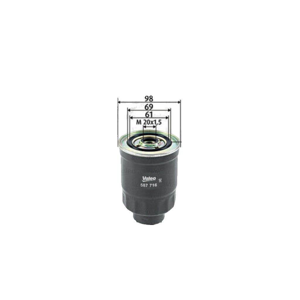 VALEO-OE 587716-OE Fuel Filter for ASIA MOTORS,DAIHATSU,FORD,HOLDEN,HYUNDAI,ISUZ