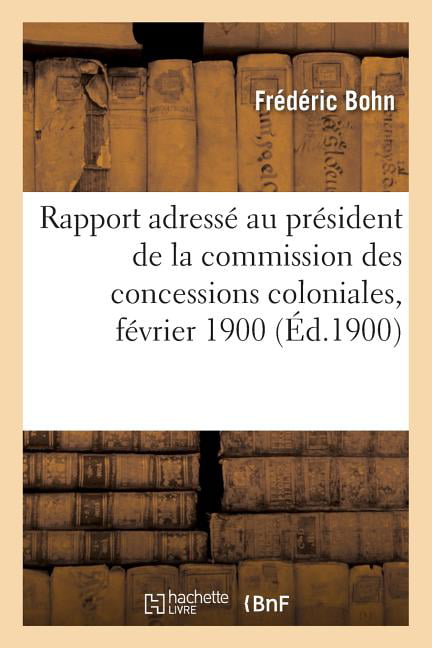 BOHN-F - Rapport adress  M. E. Cotelle conseiller d'Etat - New pape - X555z