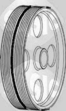 SASIC 2156042 Belt Pulley, crankshaft for FORD