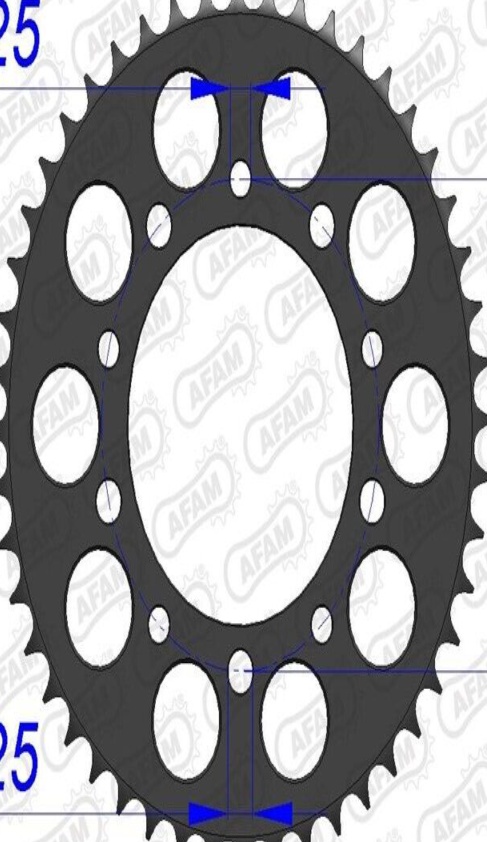 Free Shipping Afam Aluminum Ultralight 11509-Step 520 For Motorcycle