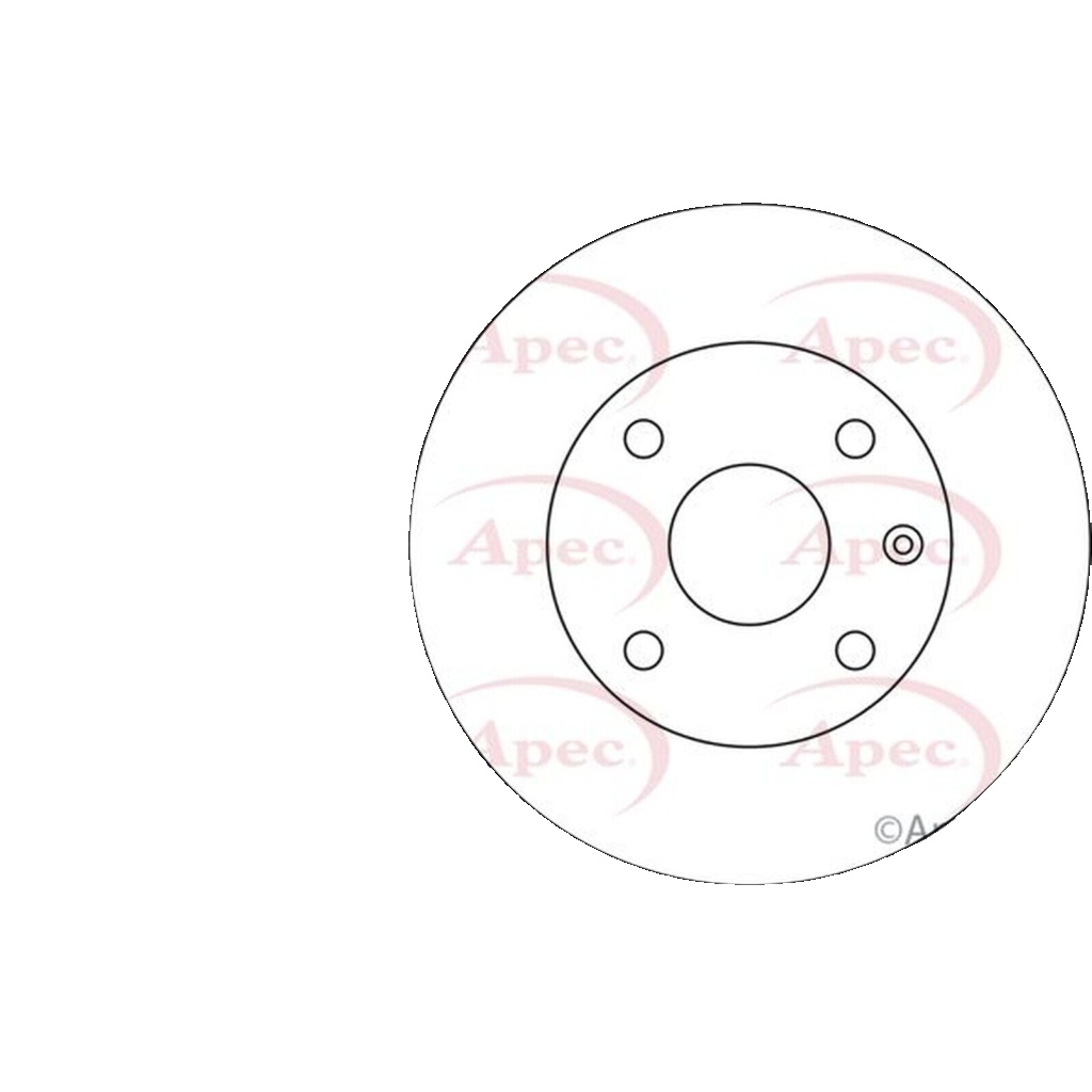 Brake Disc APEC DSK2274 Front Vented Fits Chevrolet Daewoo Lacetti Nubira