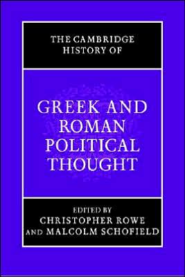 The Cambridge History of Greek and Roman Political Thought