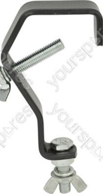 G Shaped Lighting Clamp Stage Theatre DJ Mounting Hook Black 55MM 25Kg Load