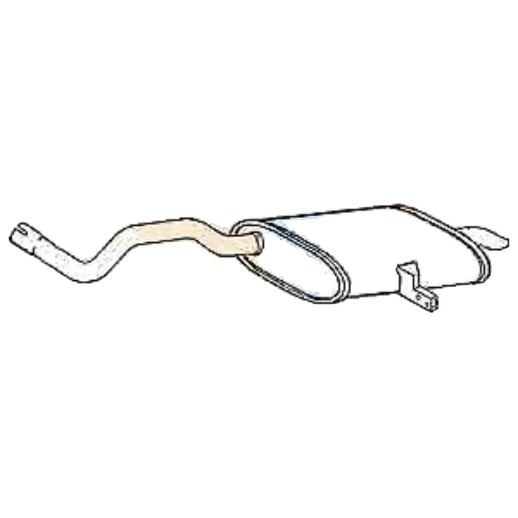 Klarius RN839T Exhaust Rear Box GRAND SCENIC 1.6         04-09