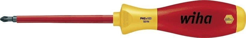 Wiha 00846 Phillips Screwdriver PH0 60mm 1000v VDE Electrician SoftFinish Grip