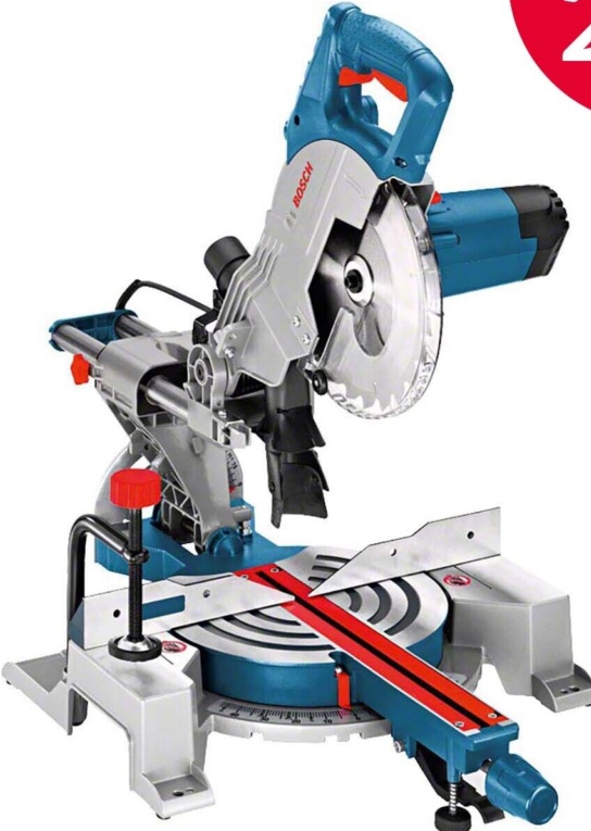 Bosch 0601B19060 Gcm 800 Sj Sliding Mitre Saw, 110V, 216Mm Ø