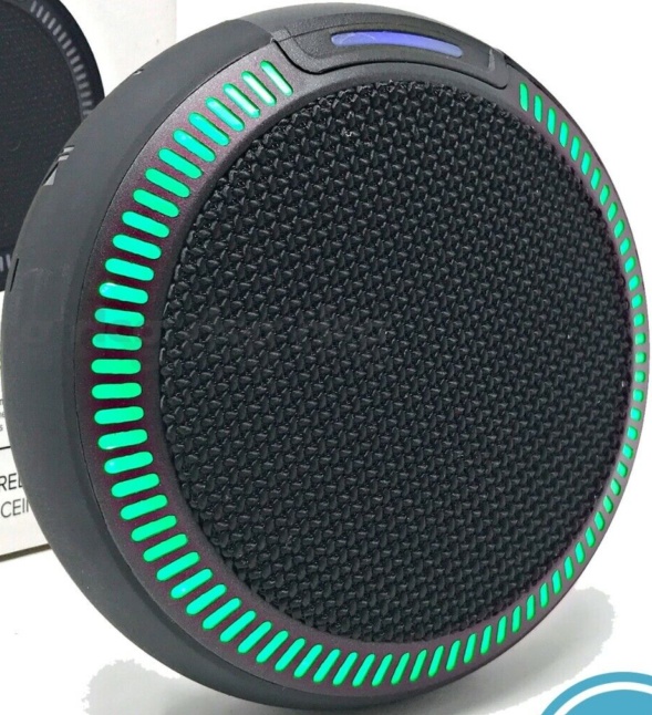 XQISIT - Wireless Bluetooth Speaker - LED Black - Street Party S