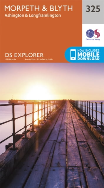 Morpeth and Blyth Explorer Map 325 Ordnance Survey