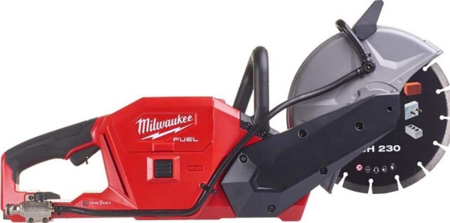 Milwaukee Stone Saw - M18FCOS230-121 Fuel Cut Off Saw Kit - 230mm - 4933499176