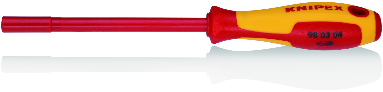 Knipex 98 03 04 VDE Insulated 4mm M2 Nut Driver Spinner Screwdriver