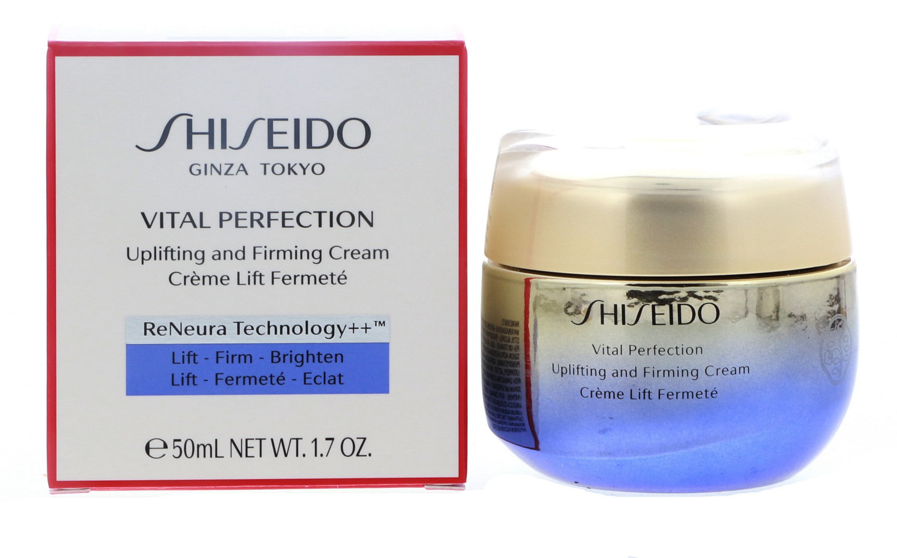 Shiseido Crema Mejor Dto! Vital Perfection Uplifting And Firming 50 Ml Antienvejecimiento Día Y Noche