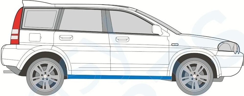 HONDA HR-V HRV 5 DOOR 1999-2006 SILL REPAIR PANEL / RIGHT = LEFT
