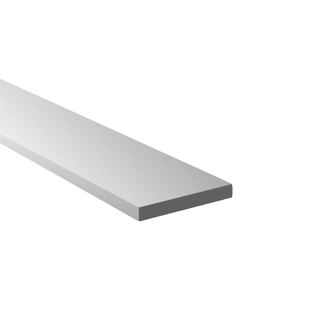 Green Stuff World GSW10826 - UPVC Plasticard - Profile Extra-thin 0.25mm x 4mm