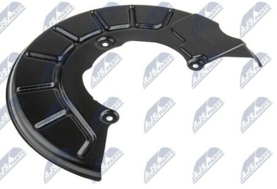 Brake disc cover Front Axle Left Zinc-coated HTO-VW-006 NTY for VW SEAT SKODA