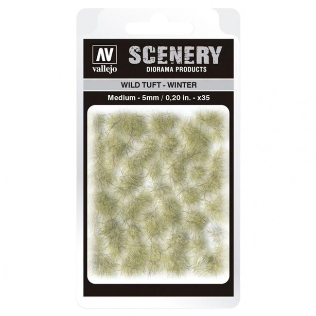 VALSC410 - AV Vallejo Scenery - Wild Tuft - Winter, Medium: 4mm