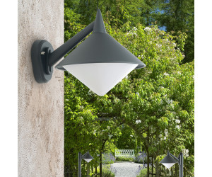 Seewasserfeste Außenwandleuchte Liara, graphit