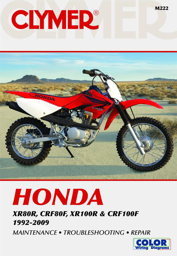 Honda XR & CRF Motorcycle (1992-2009) Service and Repair Manual - 9781599693279