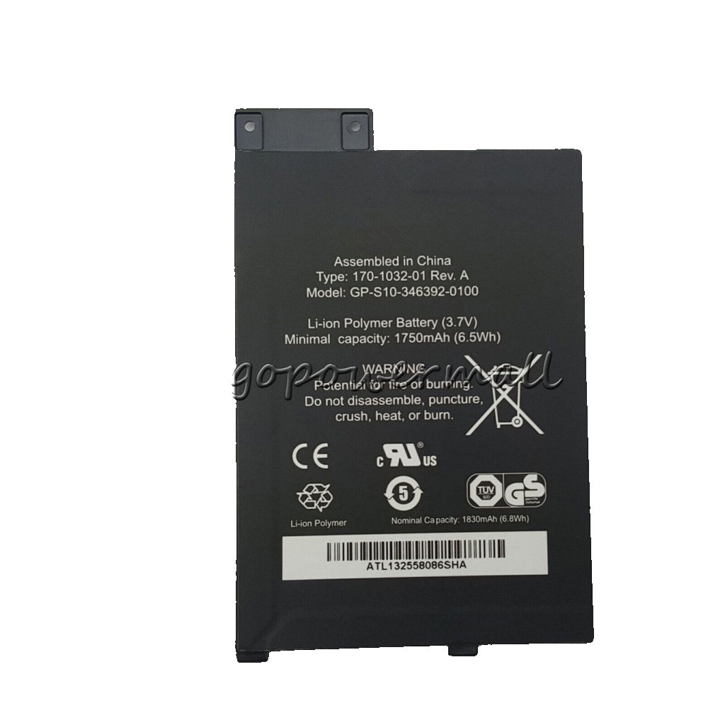 BATTERY 1750mAh 3.7V for Amazon Kindle 170-1032-00 / GP-S10-346392-0100