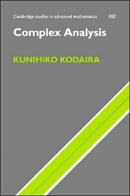 Complex Analysis by Kunihiko Kodaira - 9780521809375