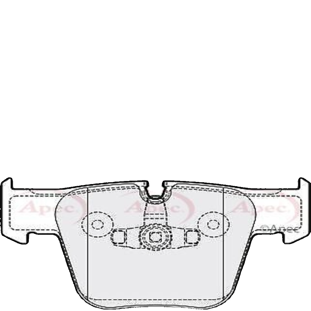 Apec Brake Pads PAD2122 Fits Mercedes - Engineered for Performance and Long Life