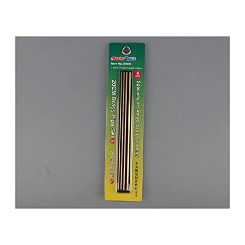 Trumpeter 9946 20cm Brass Pipe Set 5 (� 2.0, 2.2 & 2.4x200mm 1 pc ea) Model Kit
