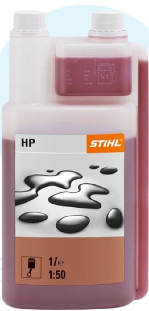 STIHL HP 2-Strokes Oil 0781319841 Bottle 1-Litre Metered Measuring Gauge
