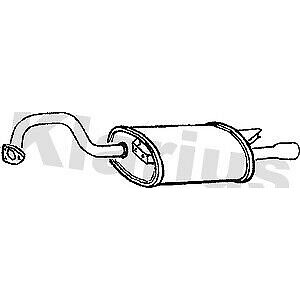 Klarius box with tail pipe fits Mitsubishi galant 2.0 97-00 CL249Q